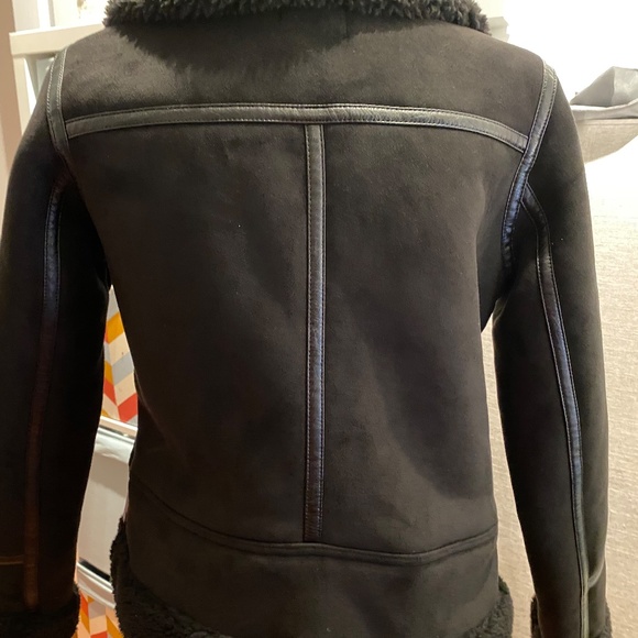 Faux suede and faux fur jacket from Zara - Picture 3 of 4